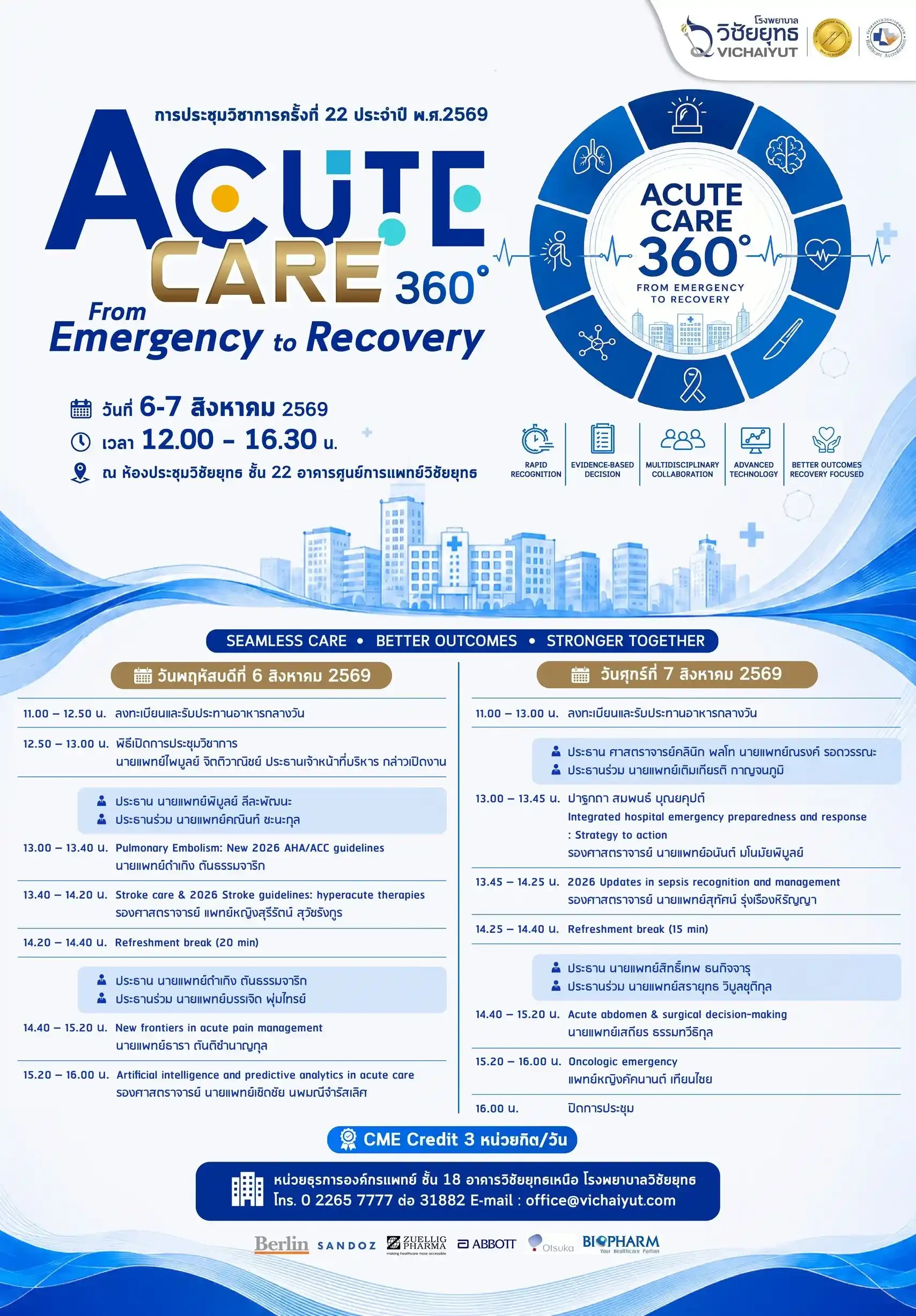 บริการดูแลผู้ป่วยฉุกเฉินถึงฟื้นตัว Acute Care